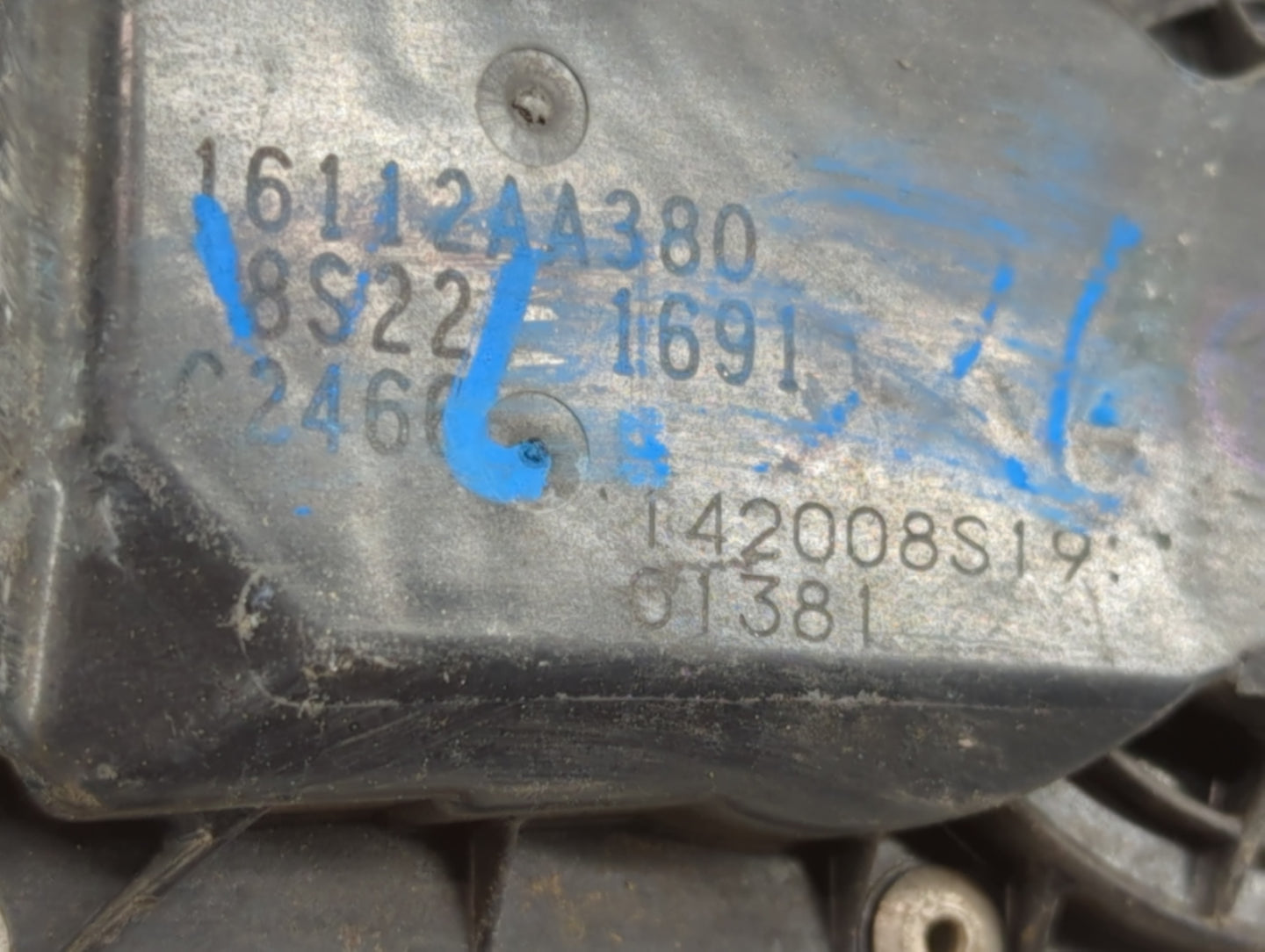 2011-2018 Subaru Forester Throttle Body P/N:16112AA380 Fits Fits 2011 2012 2013 2014 2015 2016 2017 2018 OEM Used Auto Parts