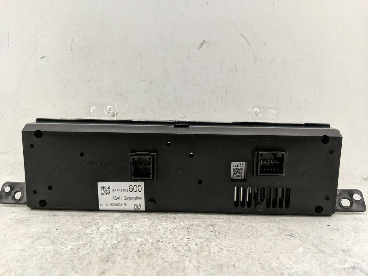 2016 Subaru Forester Information Radio Display Screen 1228253 - Oemusedautoparts1.com