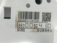 2016 Subaru Forester Instrument Cluster Speedometer Gauges P/N:85000SG410 Fits OEM Used Auto Parts - Oemusedautoparts1.com