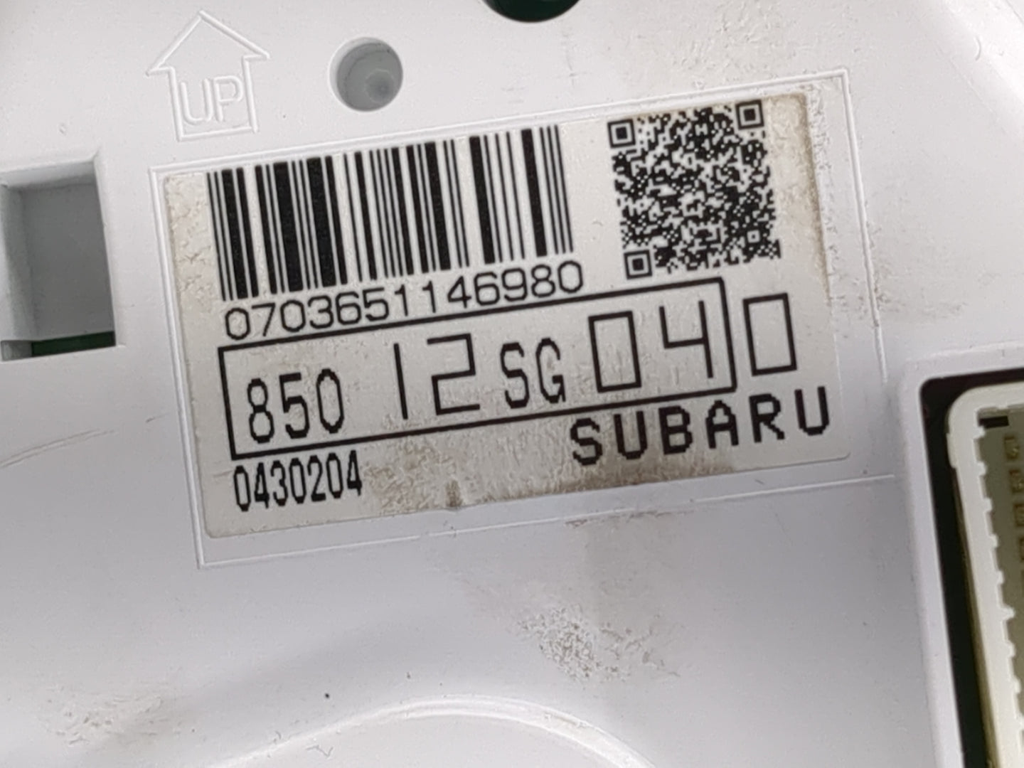 2016 Subaru Forester Instrument Cluster Speedometer Gauges P/N:85012SG040 Fits OEM Used Auto Parts - Oemusedautoparts1.com