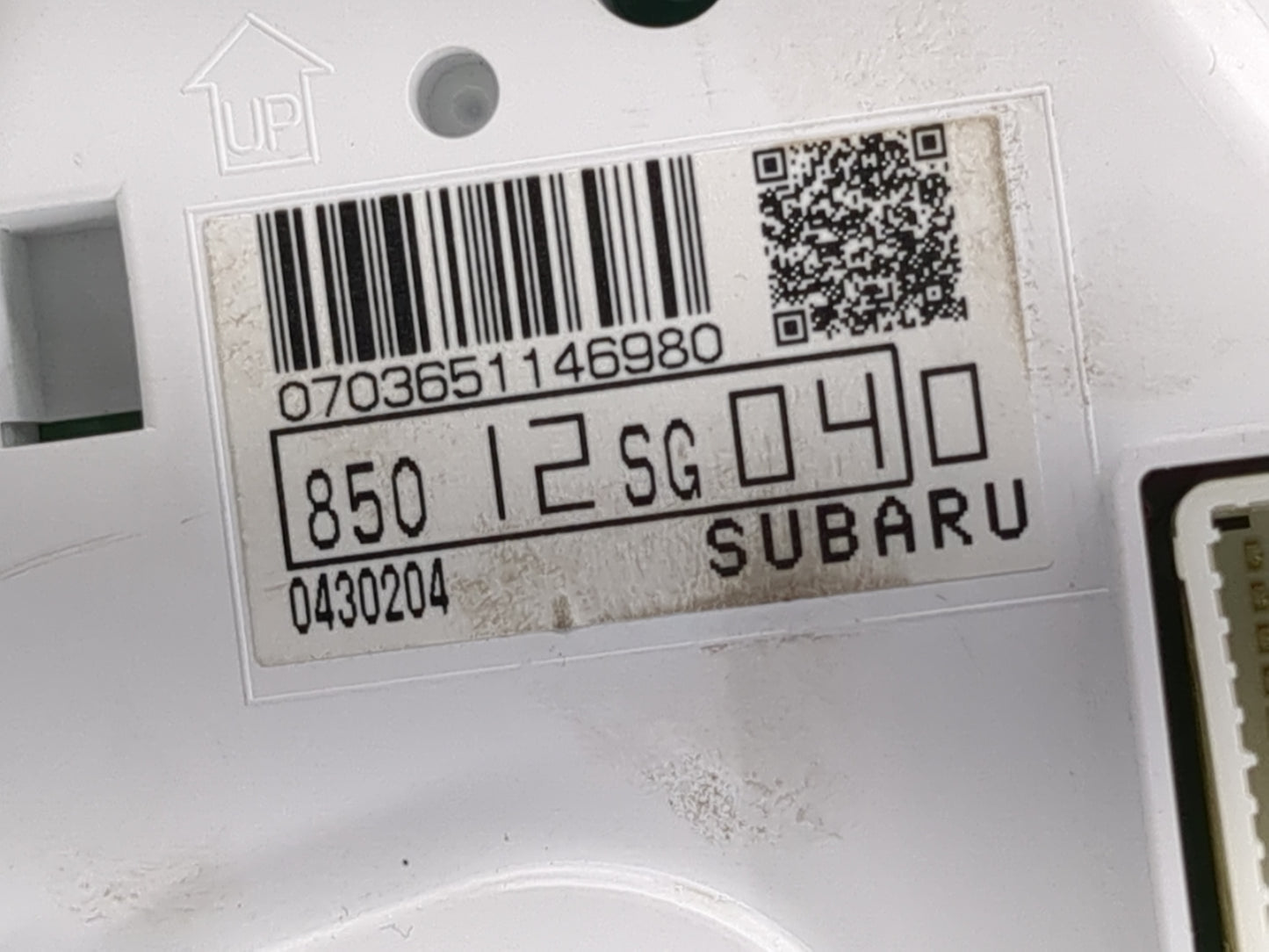 2016 Subaru Forester Instrument Cluster Speedometer Gauges P/N:85012SG040 Fits OEM Used Auto Parts - Oemusedautoparts1.com