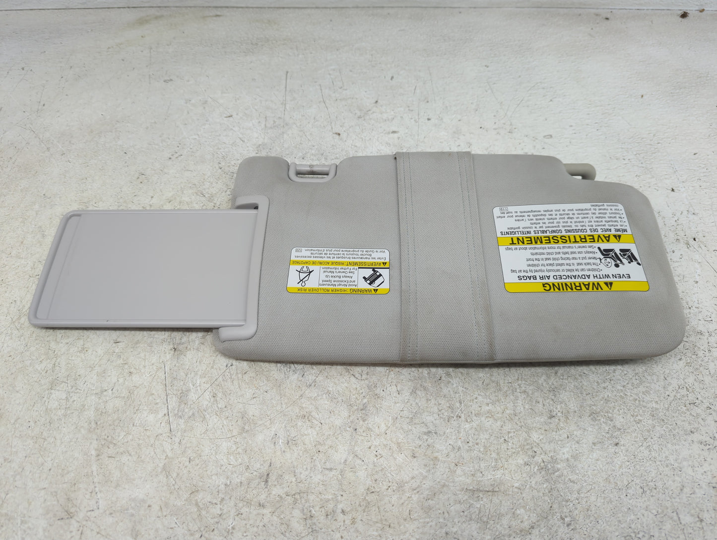 2016 Subaru Forester Sun Visor Shade Replacement Driver Left Mirror Fits OEM Used Auto Parts - Oemusedautoparts1.com