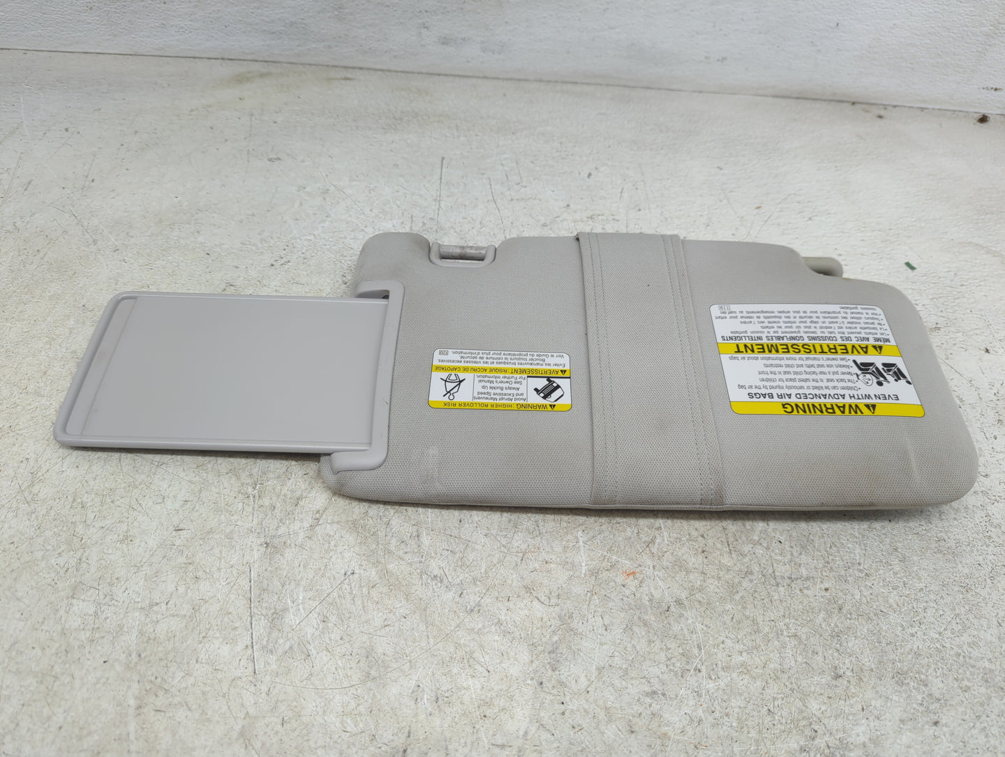 2016 Subaru Forester Sun Visor Shade Replacement Driver Left Mirror Fits OEM Used Auto Parts - Oemusedautoparts1.com