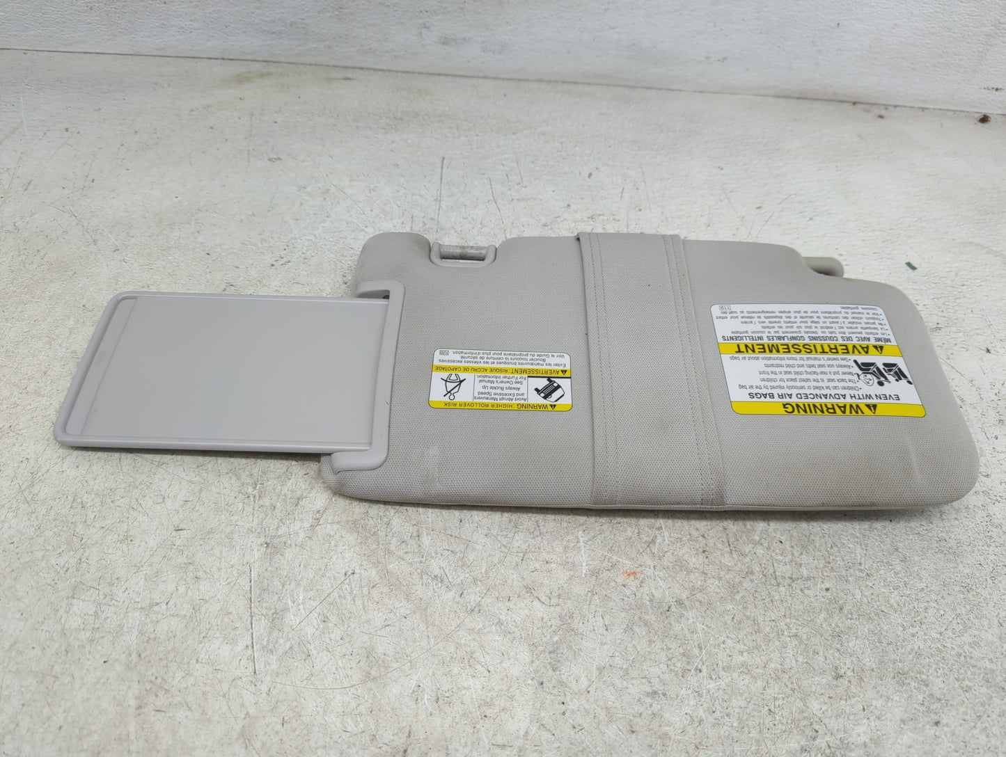 2016 Subaru Forester Sun Visor Shade Replacement Driver Left Mirror Fits OEM Used Auto Parts - Oemusedautoparts1.com