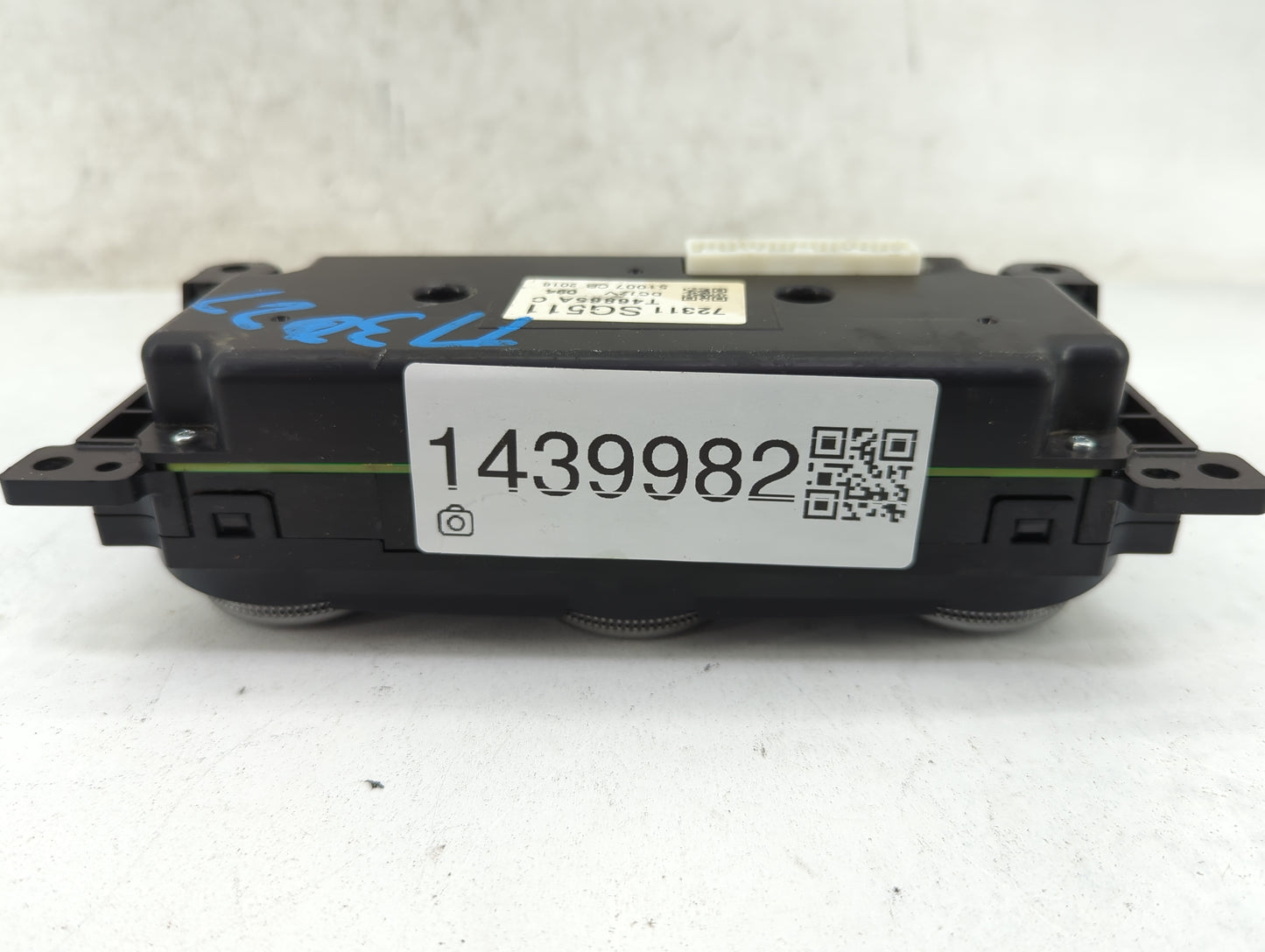2016 Subaru Forester Climate Control Module Temperature AC/Heater Replacement P/N:72311 SG510 Fits OEM Used Auto Parts - Oem