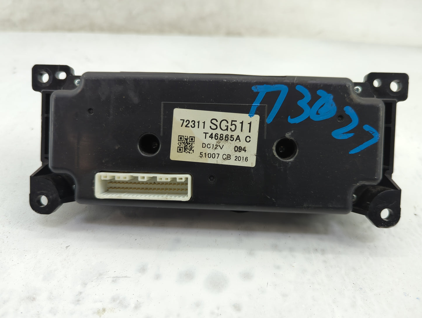 2016 Subaru Forester Climate Control Module Temperature AC/Heater Replacement P/N:72311 SG510 Fits OEM Used Auto Parts - Oem