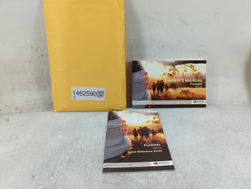 2016 Subaru Forester Owners Manual Book Guide P/N:A8210BE-B MSA5M1602A, MSA5B1602A OEM Used Auto Parts - Oemusedautoparts1.c