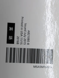 2016 Subaru Forester Owners Manual Book Guide P/N:A8210BE-B MSA5M1602A, MSA5B1602A OEM Used Auto Parts - Oemusedautoparts1.c