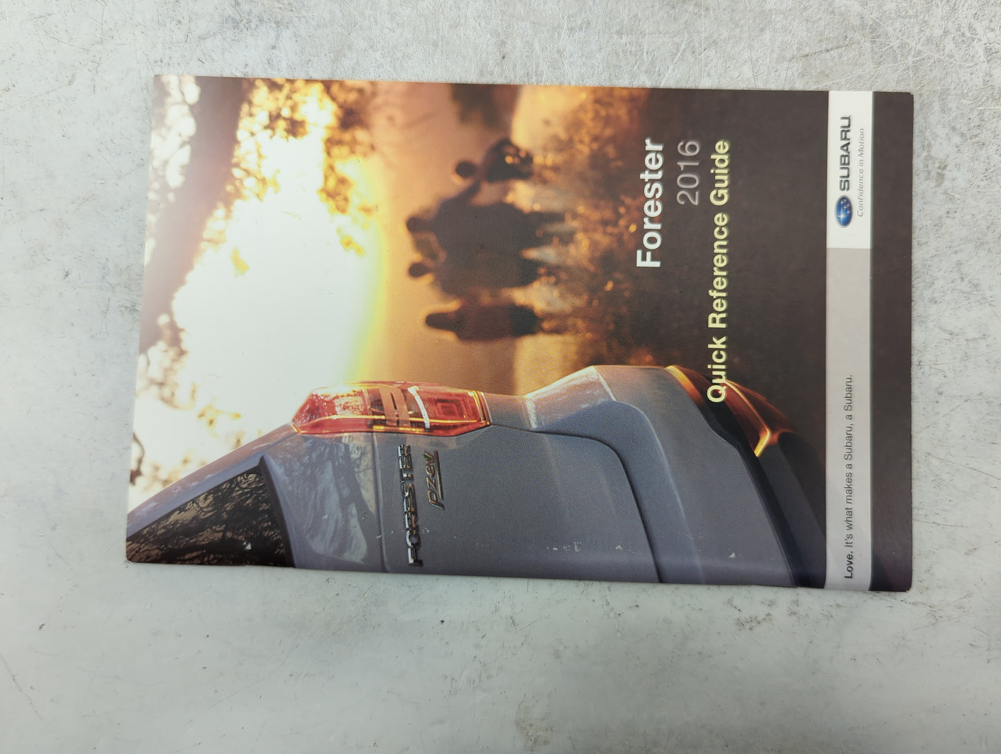 2016 Subaru Forester Owners Manual Book Guide P/N:A8210BE-B MSA5M1602A, MSA5B1602A OEM Used Auto Parts - Oemusedautoparts1.c