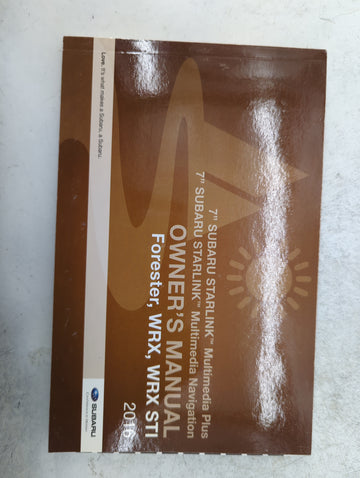 2016 Subaru Forester Owners Manual Book Guide P/N:B1017BE-B MSA5M1610A, MSA5M1611A, MSA5M1617A OEM Used Auto Parts - Oemused
