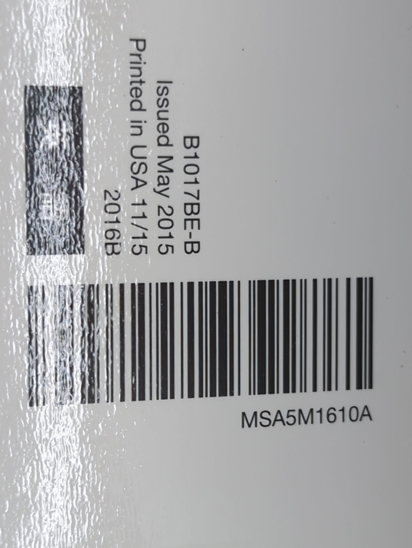 2016 Subaru Forester Owners Manual Book Guide P/N:B1017BE-B MSA5M1610A, MSA5M1611A, MSA5M1617A OEM Used Auto Parts - Oemused