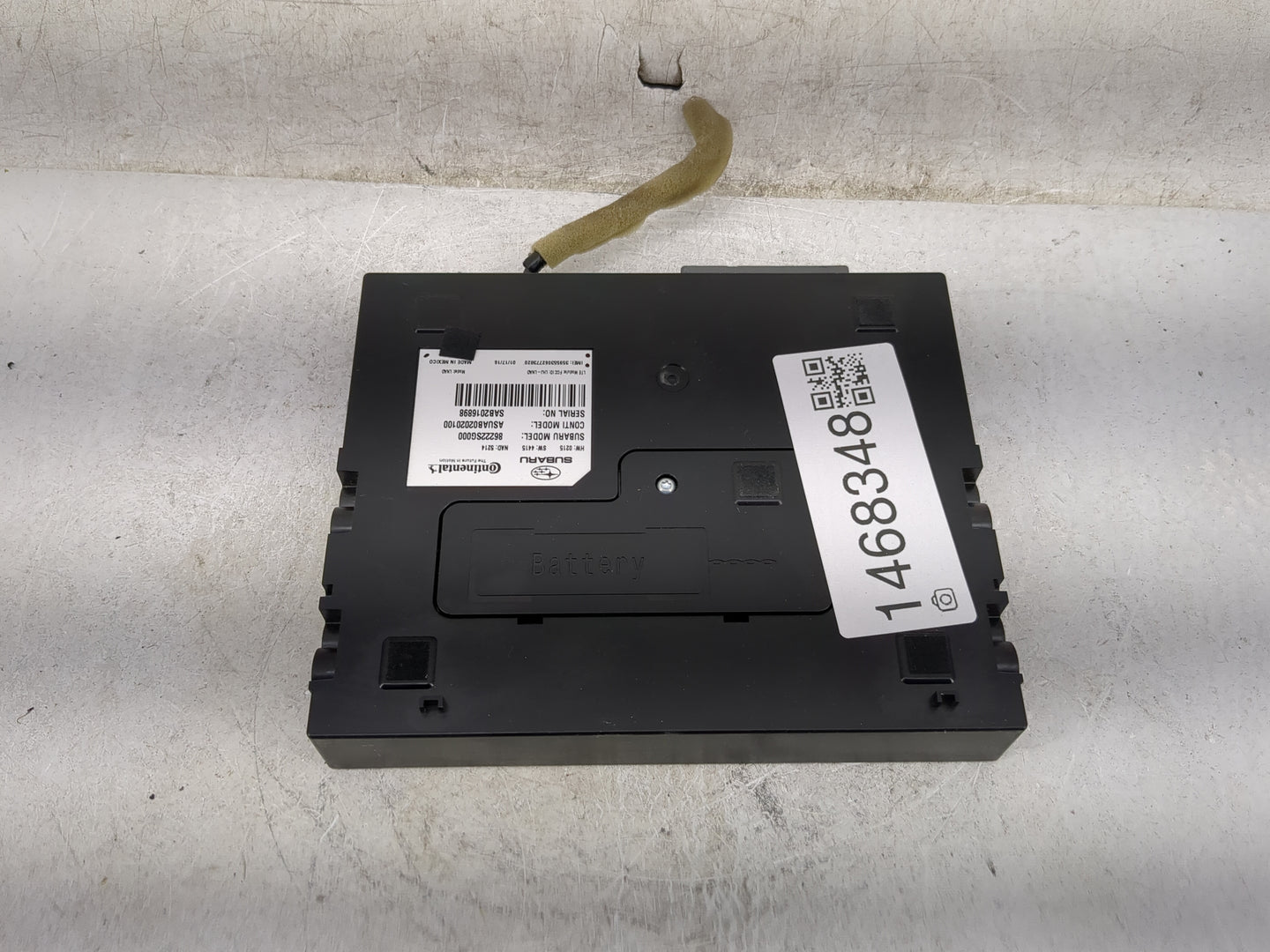 2016 Subaru Forester Telematics Control Module 86222sg000|asuab02020100 - Oemusedautoparts1.com