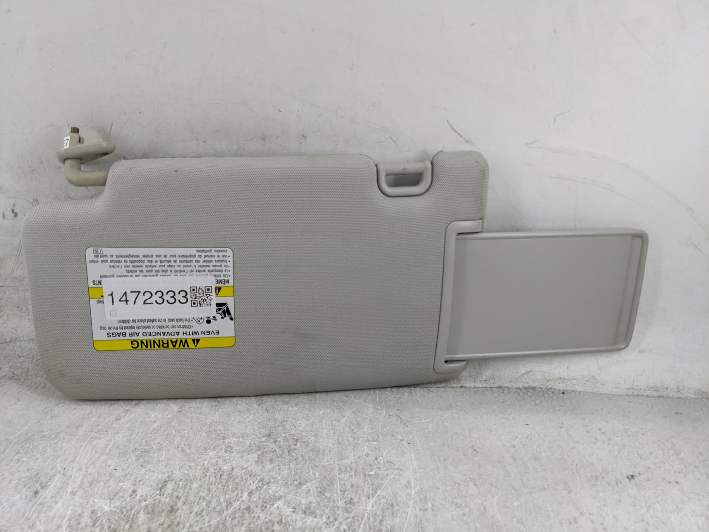 2014-2016 Subaru Forester Sun Visor Shade Replacement Passenger Right Mirror Fits Fits 2014 2015 2016 OEM Used Auto Parts - 