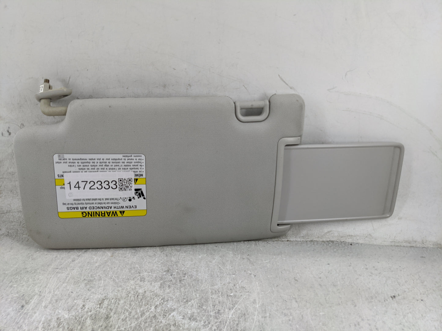 2014-2016 Subaru Forester Sun Visor Shade Replacement Passenger Right Mirror Fits Fits 2014 2015 2016 OEM Used Auto Parts - 