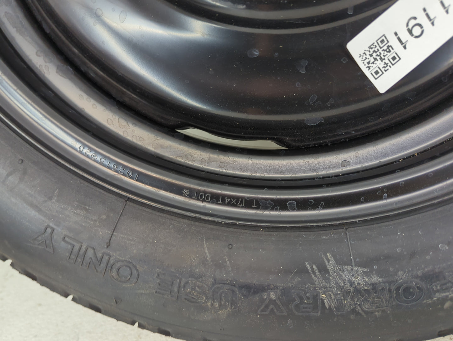 2014-2018 Subaru Forester Spare Donut Tire Wheel Rim Oem 1491191 - Oemusedautoparts1.com