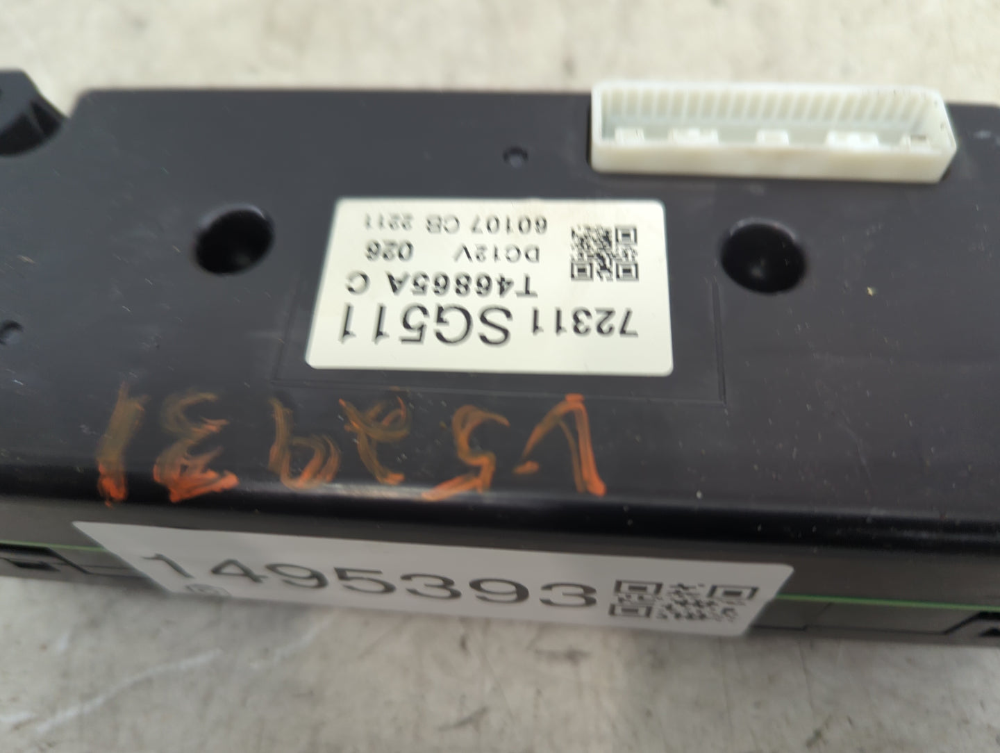 2016 Subaru Forester Climate Control Module Temperature AC/Heater Replacement P/N:72311SG511 T46865A Fits OEM Used Auto Part