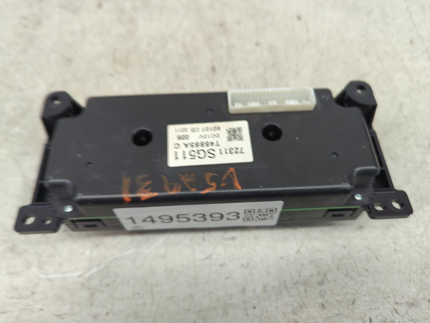 2016 Subaru Forester Climate Control Module Temperature AC/Heater Replacement P/N:72311SG511 T46865A Fits OEM Used Auto Part