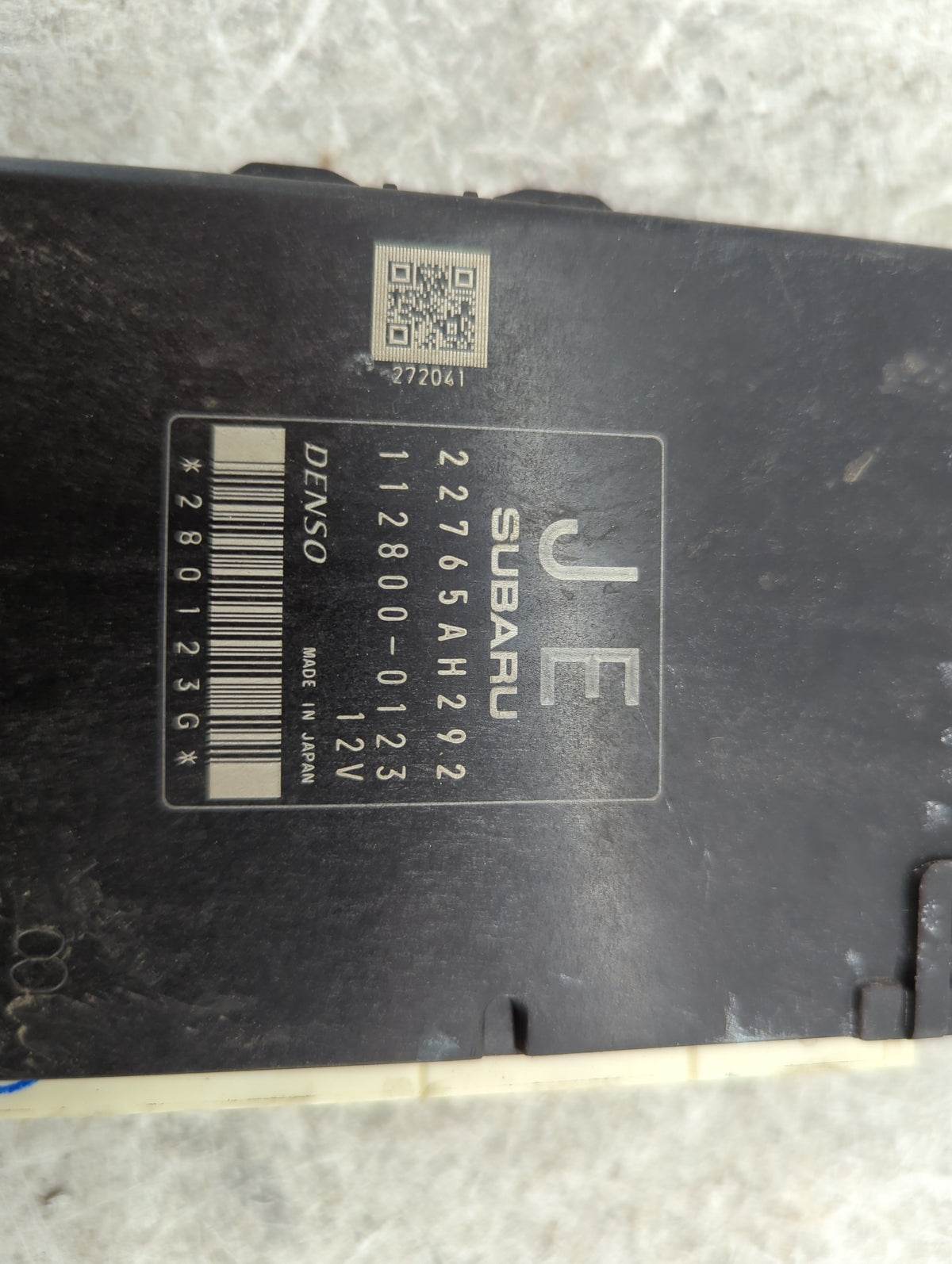 2016 Subaru Forester PCM Engine Control Computer ECU ECM PCU OEM P/N:22765AH292 112800-0123 Fits OEM Used Auto Parts - Oemus