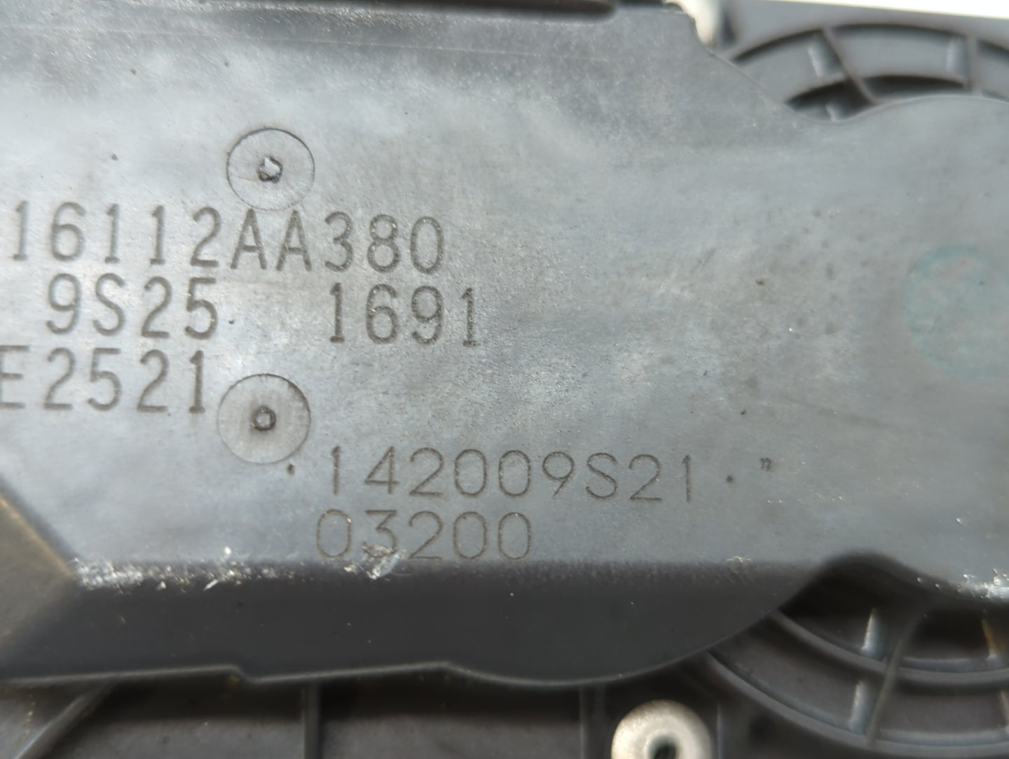 2011-2017 Subaru Forester Throttle Body P/N:16112AA380 Fits Fits 2011 2012 2013 2014 2015 2016 2017 OEM Used Auto Parts - Oe