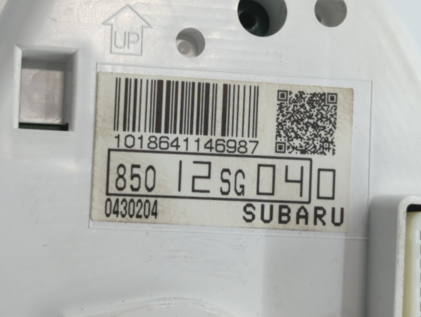 2016 Subaru Forester Instrument Cluster Speedometer Gauges P/N:85012SG040 Fits OEM Used Auto Parts - Oemusedautoparts1.com