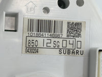 2016 Subaru Forester Instrument Cluster Speedometer Gauges P/N:85012SG040 Fits OEM Used Auto Parts - Oemusedautoparts1.com