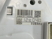 2016 Subaru Forester Instrument Cluster Speedometer Gauges P/N:85012SG040 Fits OEM Used Auto Parts - Oemusedautoparts1.com