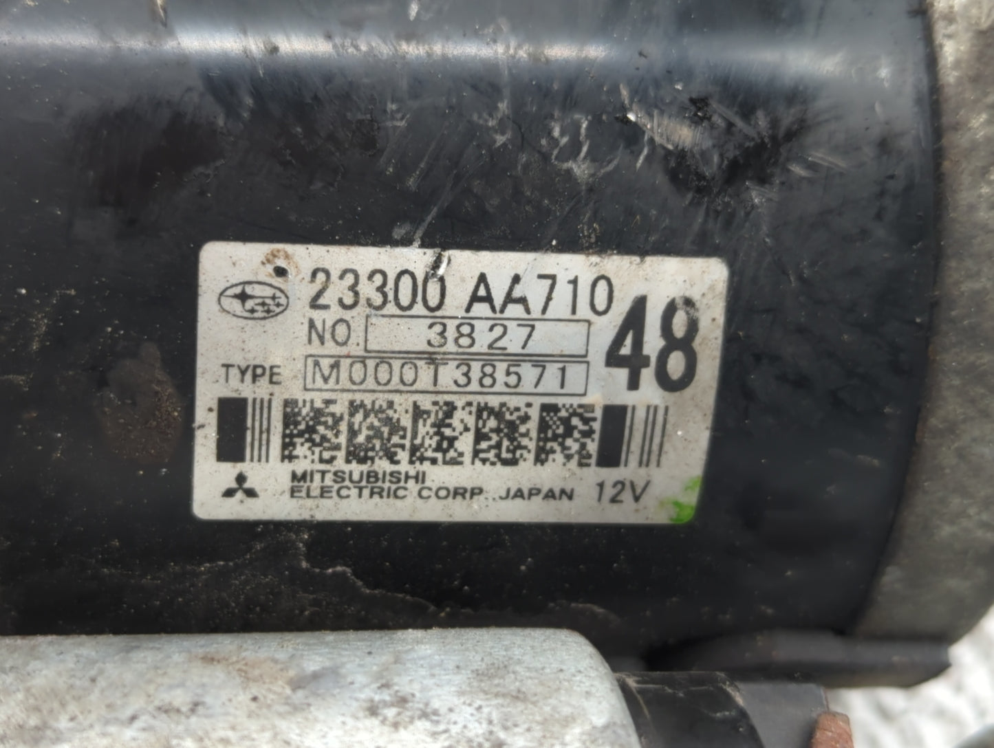 2014-2018 Subaru Forester Car Starter Motor Solenoid OEM P/N:23300 AA710 Fits OEM Used Auto Parts - Oemusedautoparts1.com