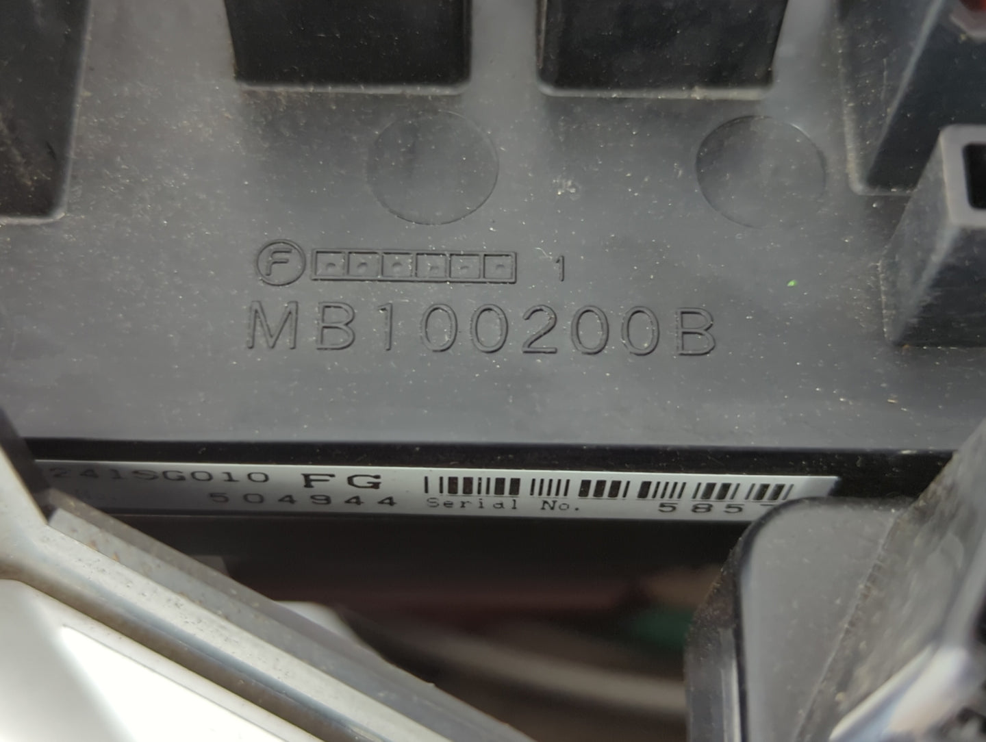 2009 Subaru Forester Fusebox Fuse Box Panel Relay Module P/N:MB100200B Fits Fits 2008 2010 2011 OEM Used Auto Parts - Oemuse