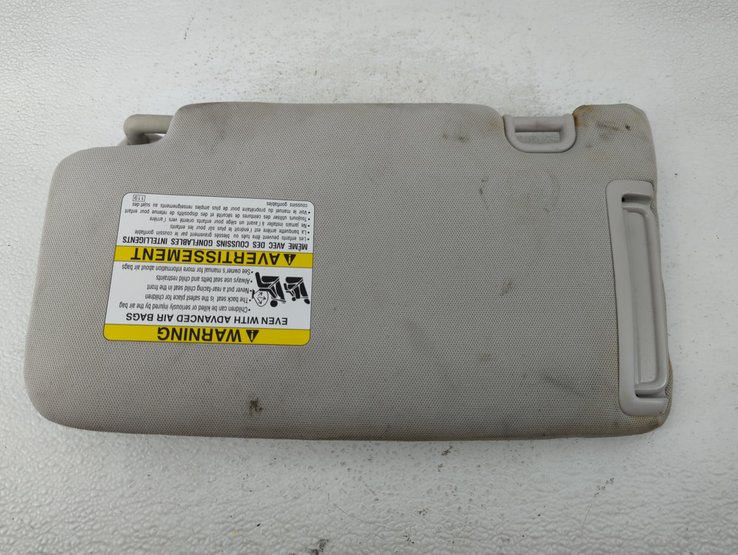 2016 Subaru Forester Sun Visor Shade Replacement Passenger Right Mirror Fits OEM Used Auto Parts - Oemusedautoparts1.com