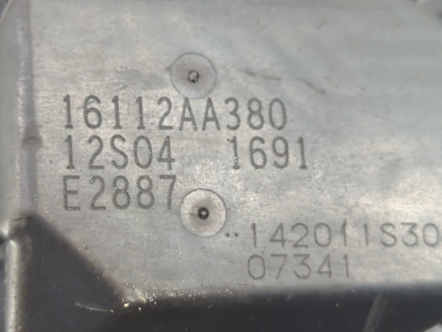 2011-2018 Subaru Forester Throttle Body P/N:16112AA380 Fits Fits 2011 2012 2013 2014 2015 2016 2017 2018 OEM Used Auto Parts