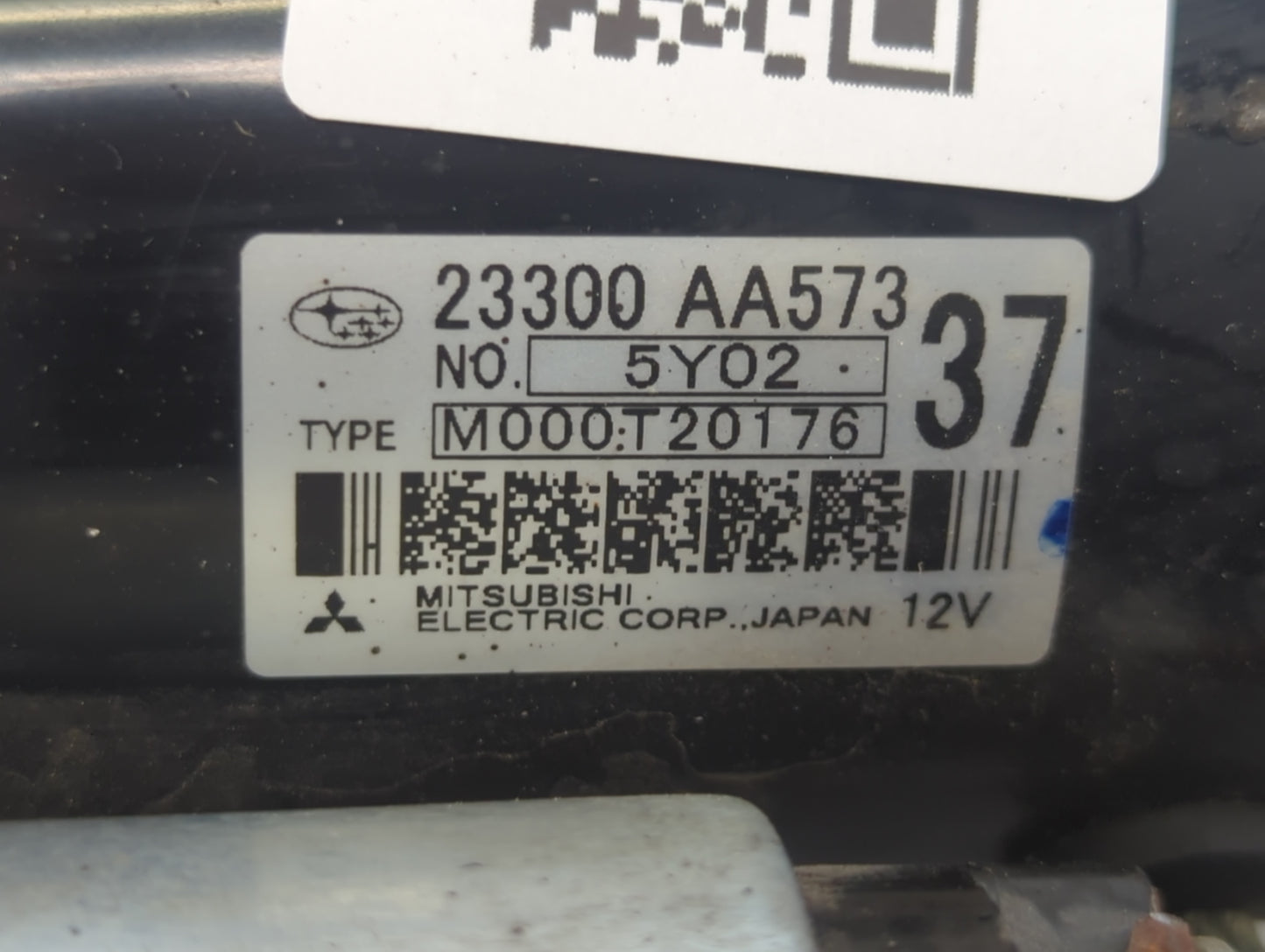 2009-2018 Subaru Forester Car Starter Motor Solenoid OEM P/N:M000T20176 23300 AA573 Fits OEM Used Auto Parts - Oemusedautopa