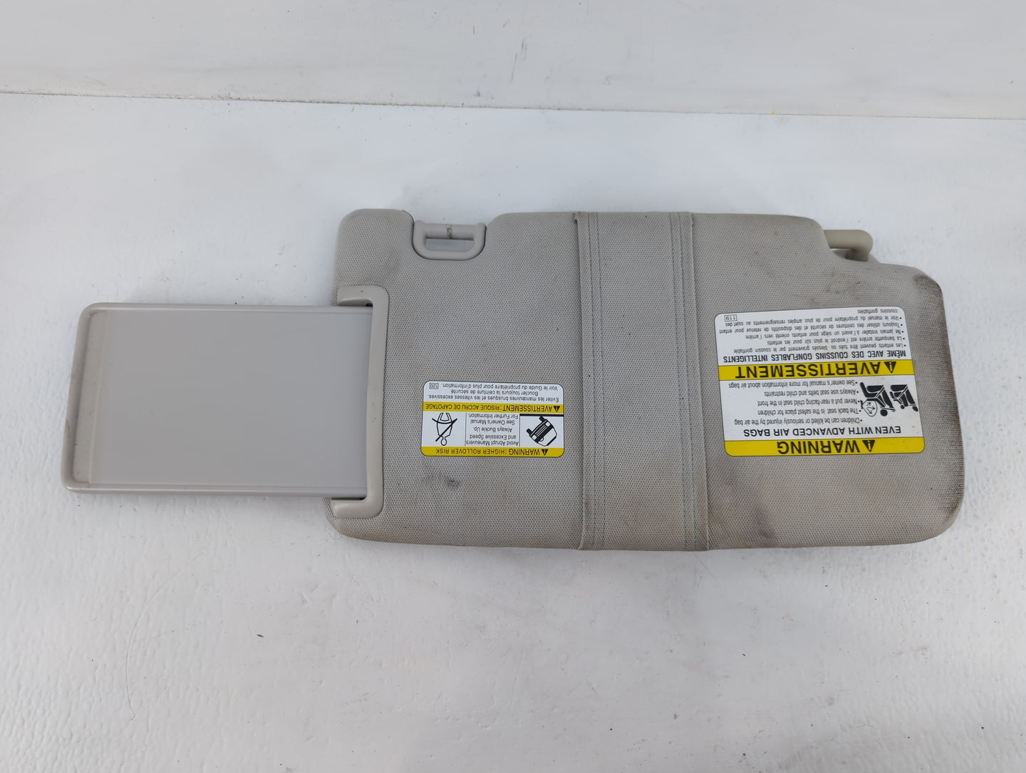 2016 Subaru Forester Sun Visor Shade Replacement Driver Left Mirror Fits OEM Used Auto Parts - Oemusedautoparts1.com
