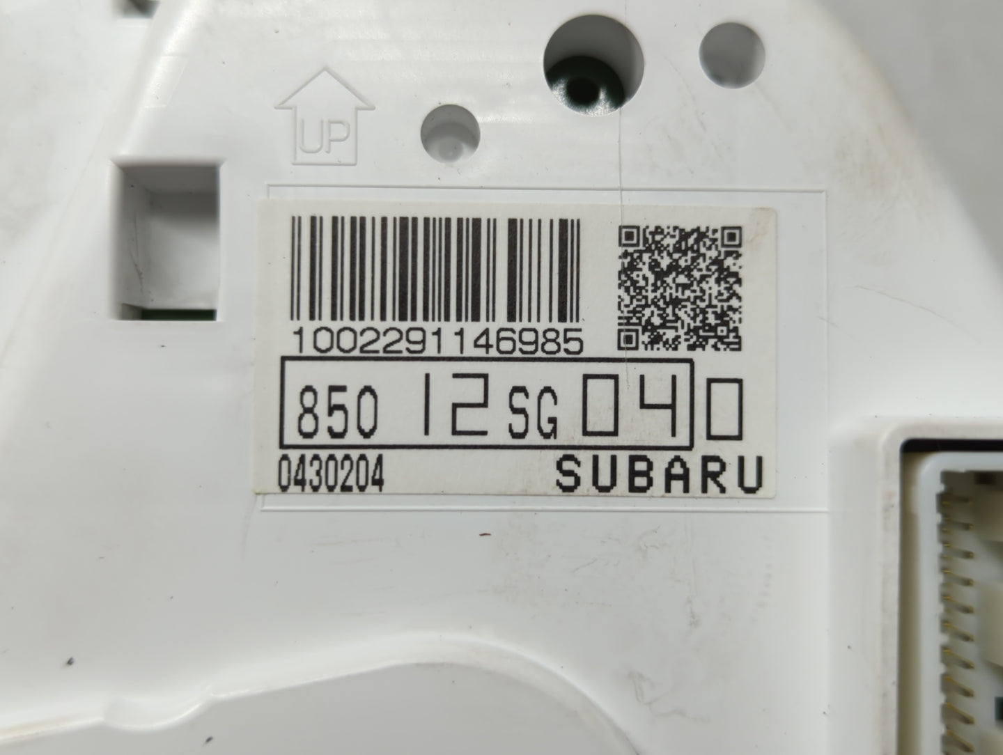 2016 Subaru Forester Instrument Cluster Speedometer Gauges P/N:85012SG040 Fits OEM Used Auto Parts - Oemusedautoparts1.com