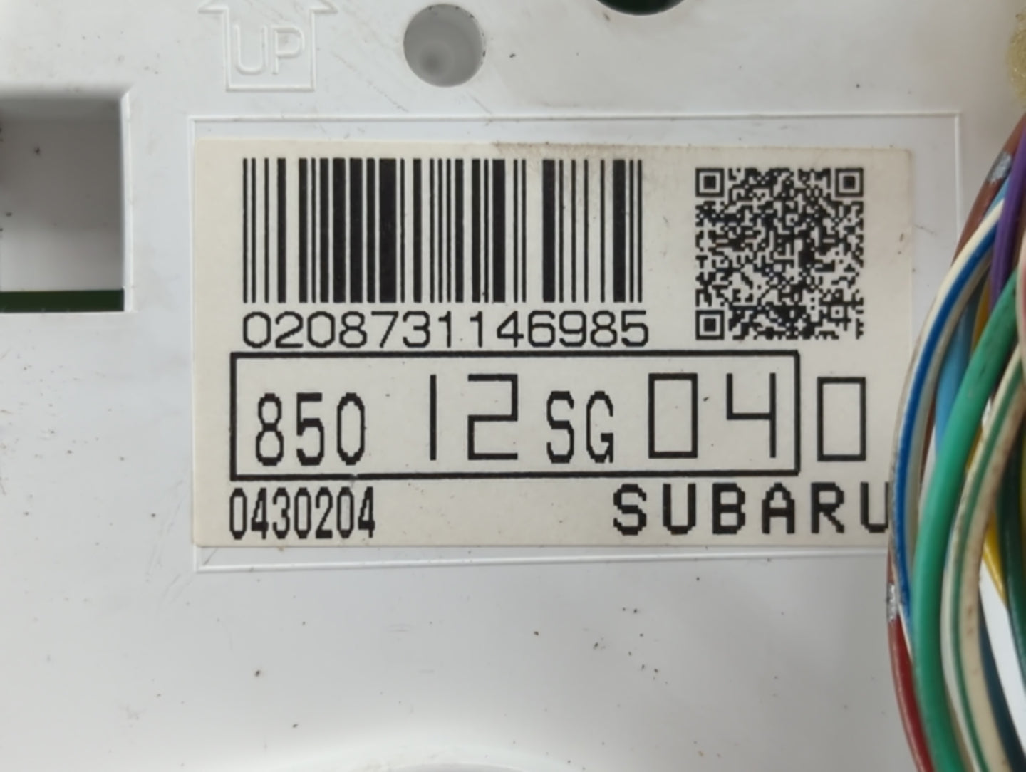 2016 Subaru Forester Instrument Cluster Speedometer Gauges P/N:85012SG040 Fits OEM Used Auto Parts - Oemusedautoparts1.com