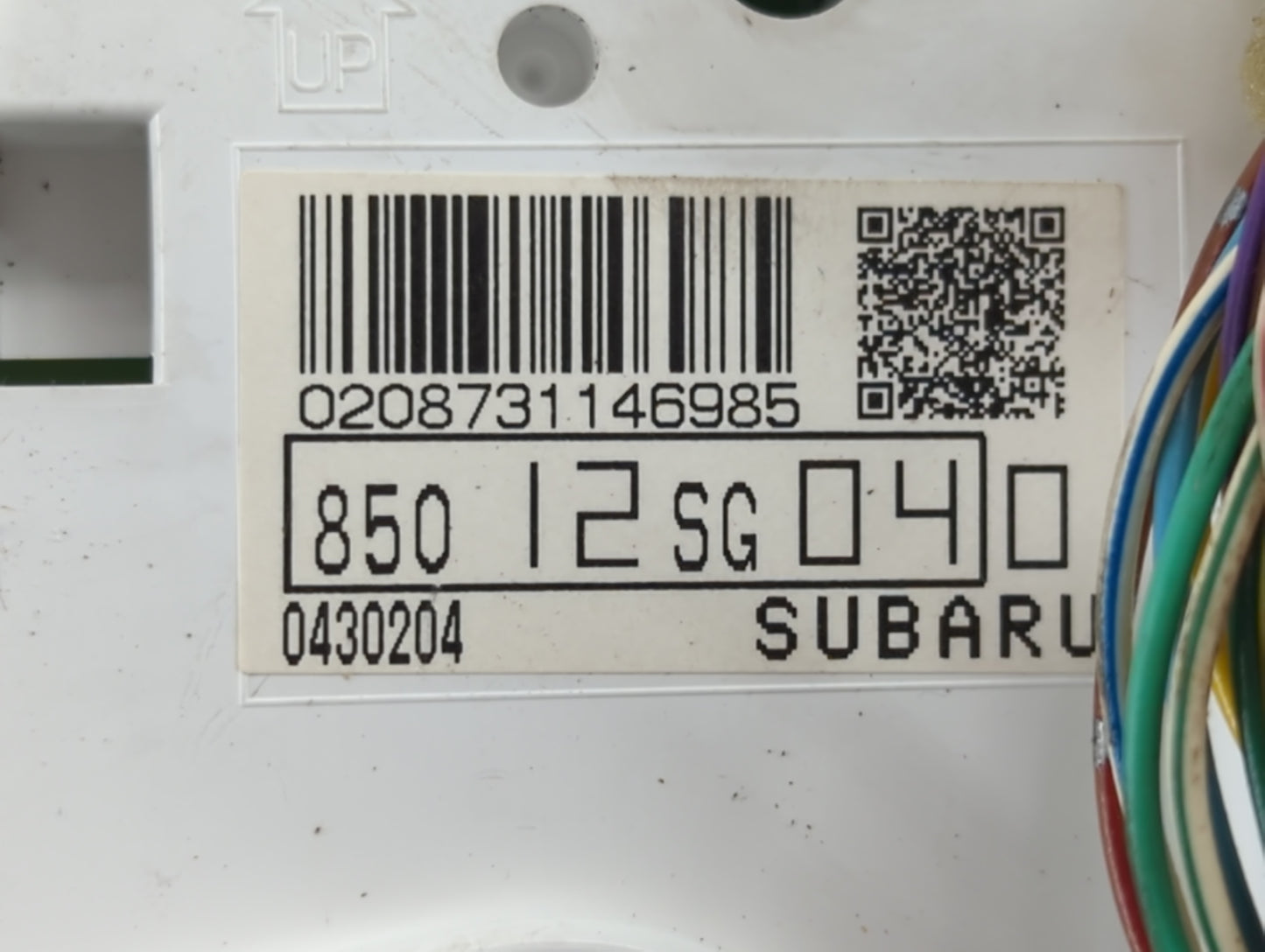 2016 Subaru Forester Instrument Cluster Speedometer Gauges P/N:85012SG040 Fits OEM Used Auto Parts - Oemusedautoparts1.com