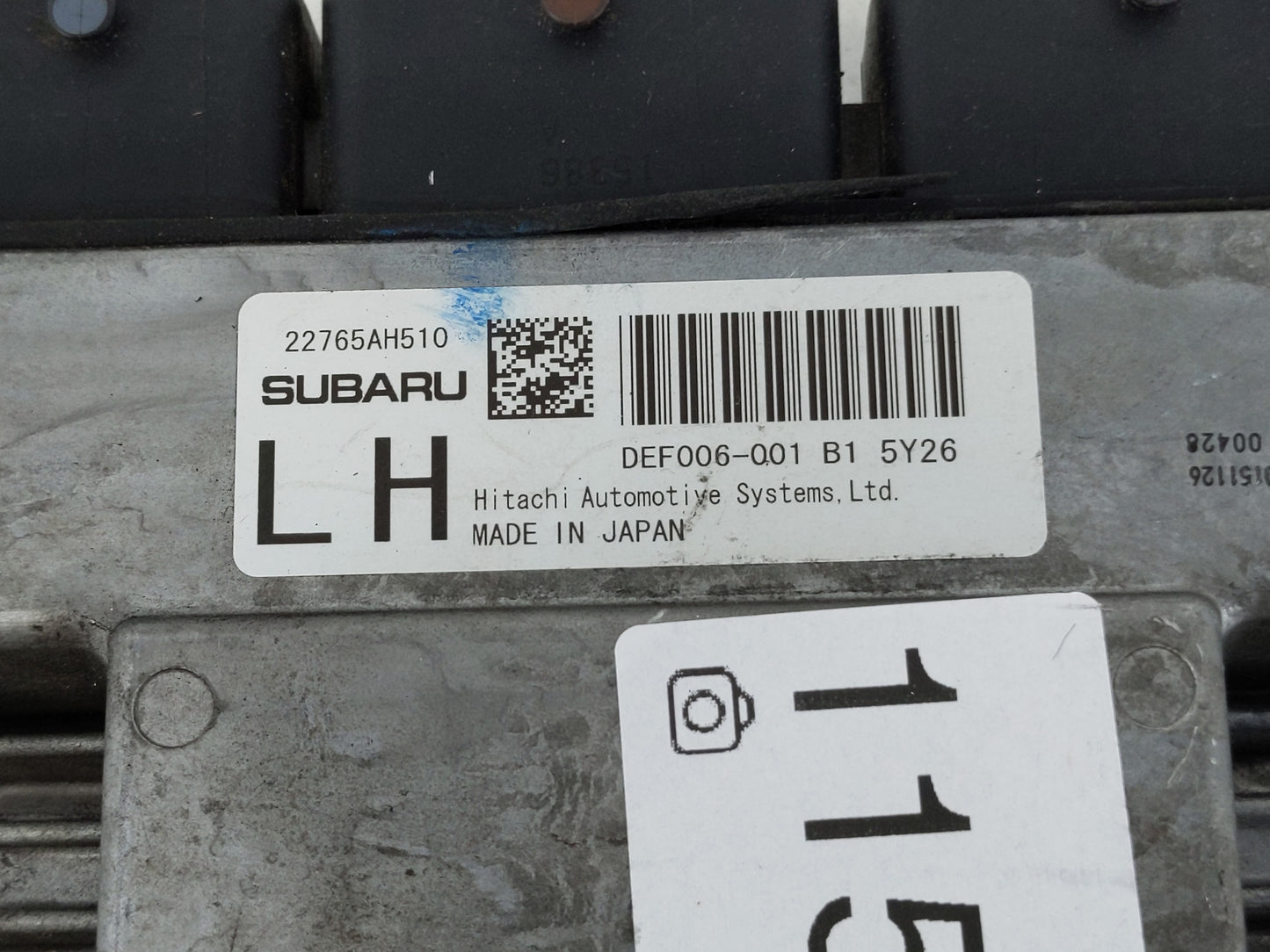 2016 Subaru Forester PCM Engine Control Computer ECU ECM PCU OEM P/N:22765AH511 Fits Fits 2017 OEM Used Auto Parts - Oemused