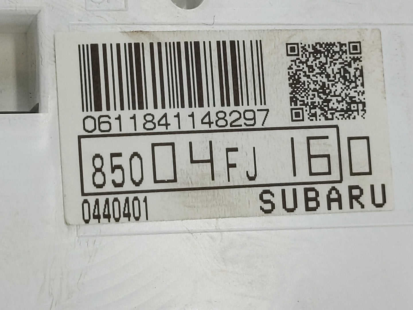 2016 Subaru Impreza Instrument Cluster Speedometer Gauges P/N:85004FJ160 Fits OEM Used Auto Parts - Oemusedautoparts1.com