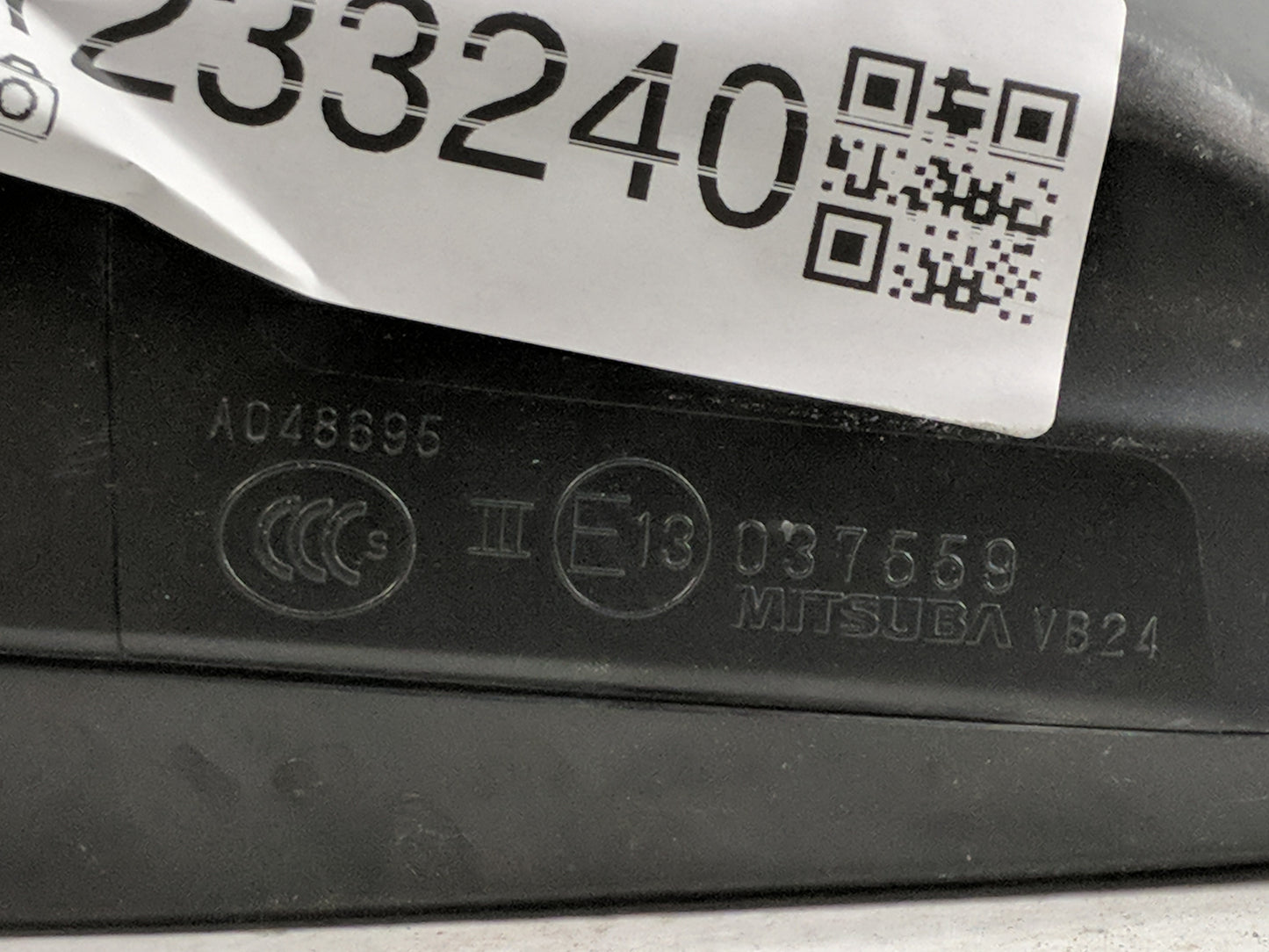 2016 Subaru Impreza Side Mirror Replacement Driver Left View Door Mirror P/N:IIIE13037559 A048695 Fits OEM Used Auto Parts -