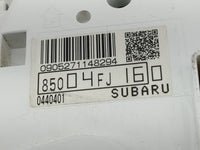 2016 Subaru Impreza Instrument Cluster Speedometer Gauges P/N:85004FJ160 Fits OEM Used Auto Parts - Oemusedautoparts1.com