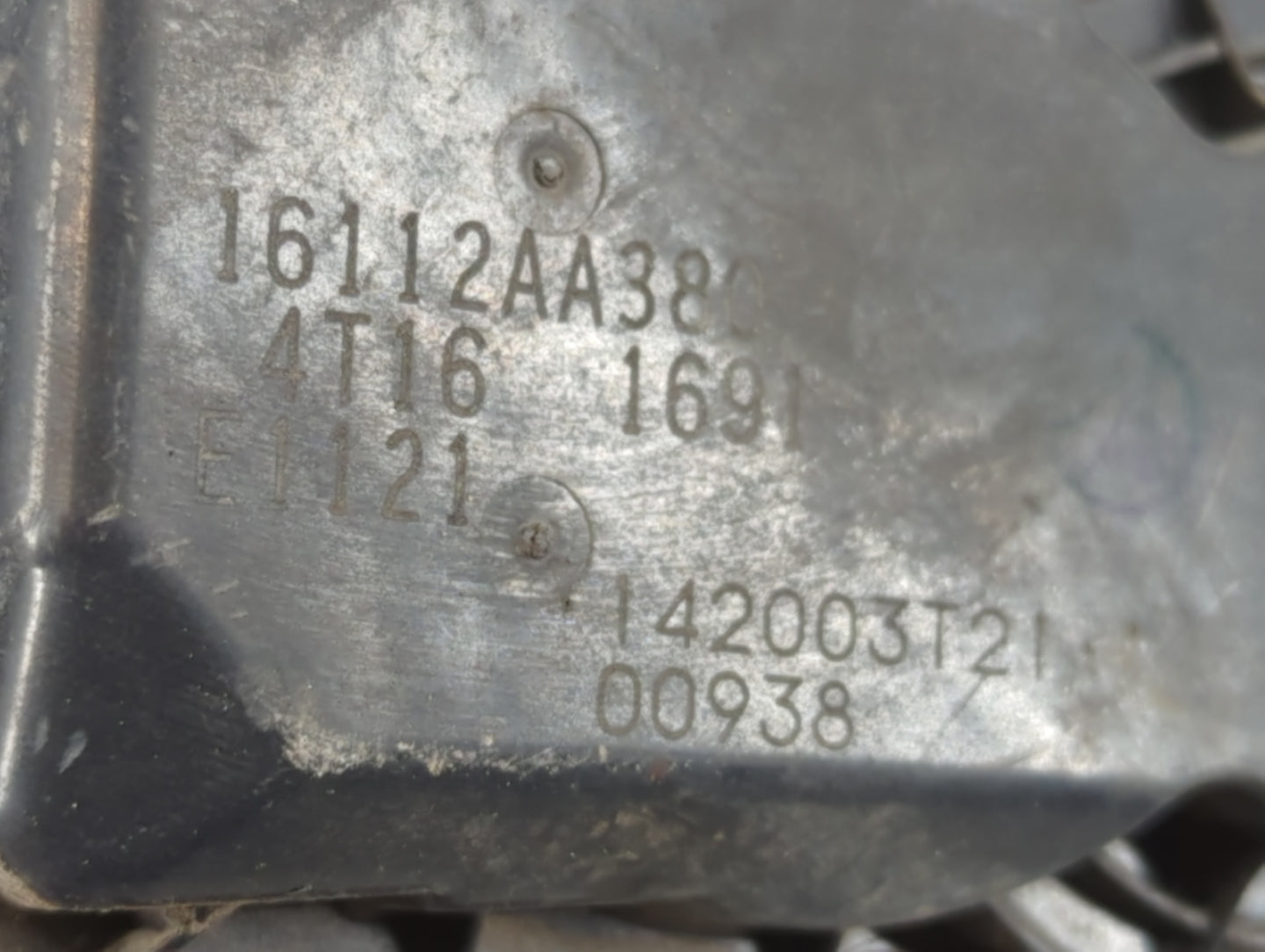 2012-2016 Subaru Impreza Throttle Body P/N:142009T01 16112AA380 Fits Fits 2011 2012 2013 2014 2015 2016 2017 2018 OEM Used A