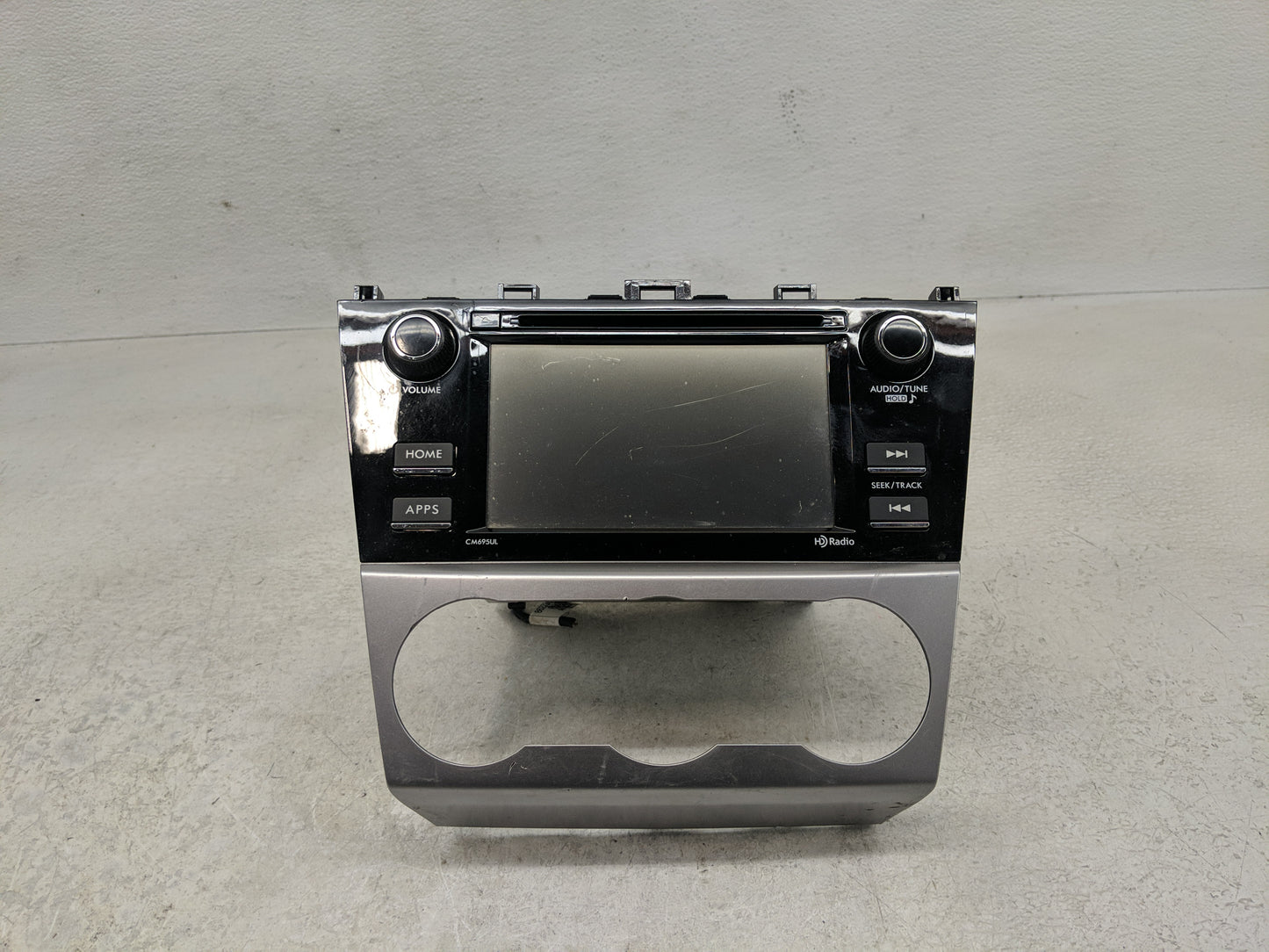 2016 Subaru Impreza Radio AM FM Cd Player Receiver Replacement P/N:86201FJ690 Fits OEM Used Auto Parts - Oemusedautoparts1.c