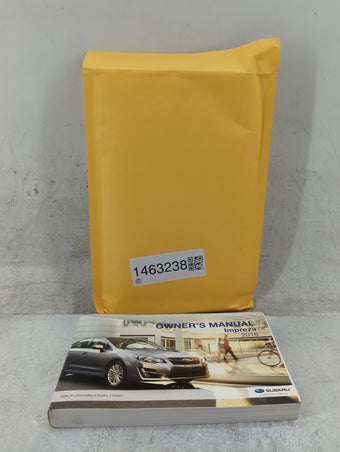 compare product 2016 Subaru Impreza Owners Manual Book Guide P/N:A1250BE-A MSA5M1601A OEM Used Auto Parts