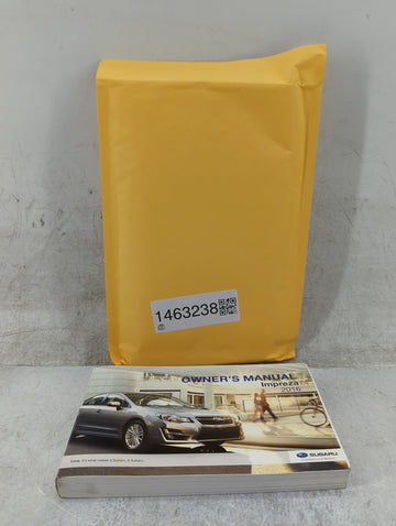 2016 Subaru Impreza Owners Manual Book Guide P/N:A1250BE-A MSA5M1601A OEM Used Auto Parts - Oemusedautoparts1.com