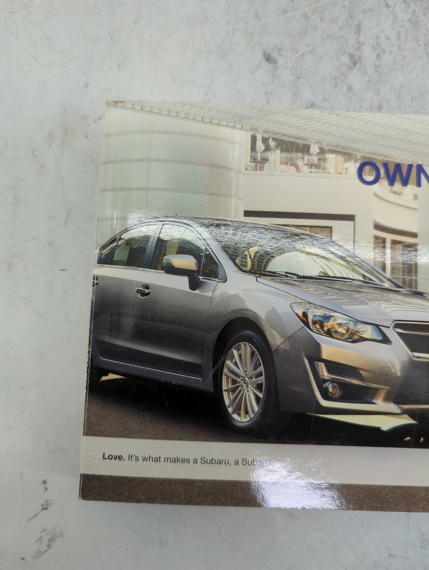 2016 Subaru Impreza Owners Manual Book Guide P/N:A1250BE-A MSA5M1601A OEM Used Auto Parts - Oemusedautoparts1.com