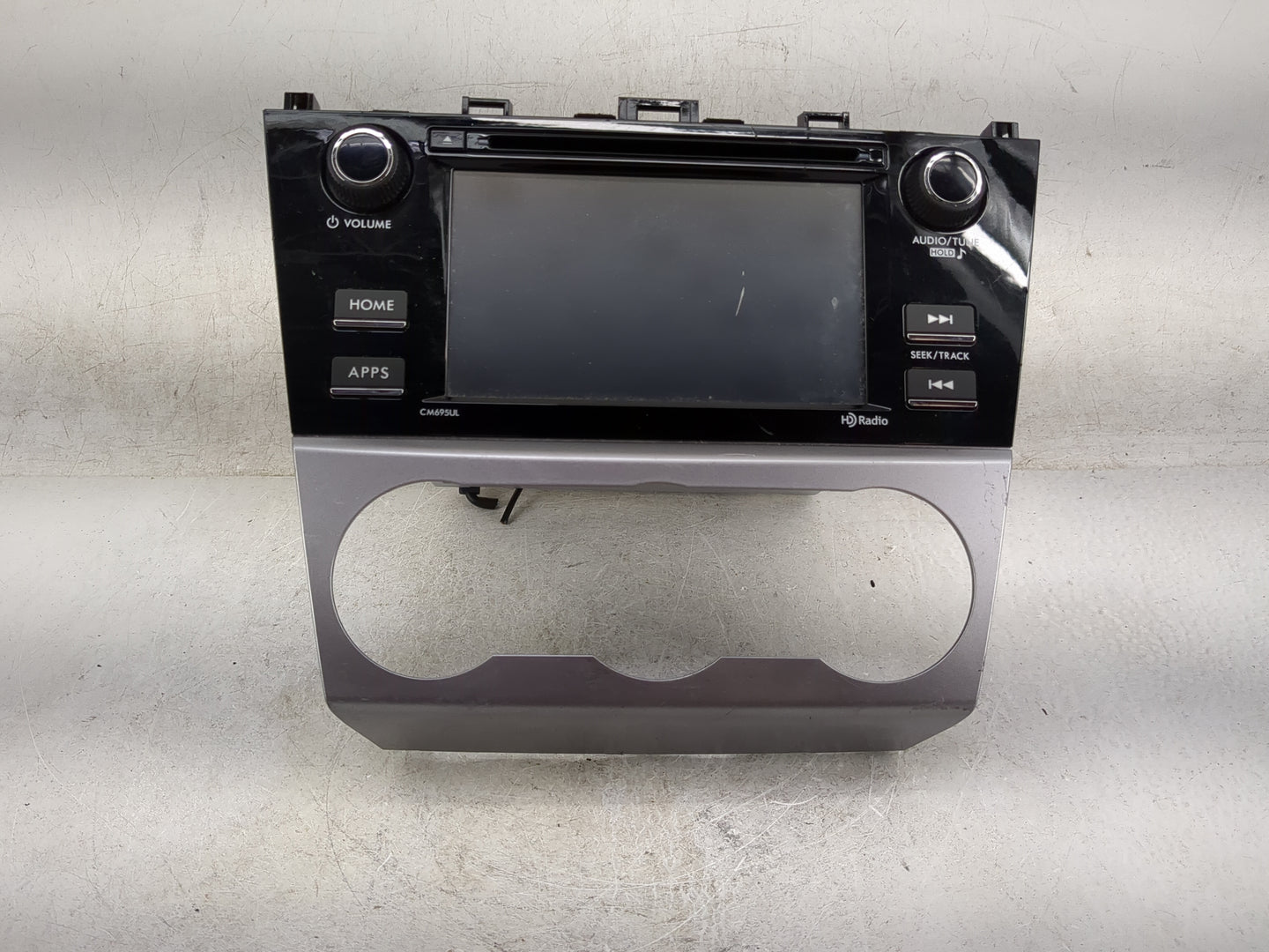 2016 Subaru Impreza Radio AM FM Cd Player Receiver Replacement P/N:86201FJ690 PF-3678, CM695UL Fits OEM Used Auto Parts - Oe