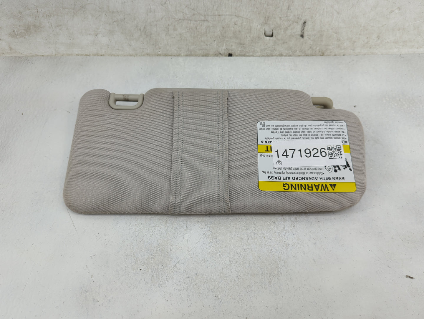 2015-2016 Subaru Impreza Sun Visor Shade Replacement Driver Left Mirror Fits Fits 2015 2016 OEM Used Auto Parts - Oemusedaut