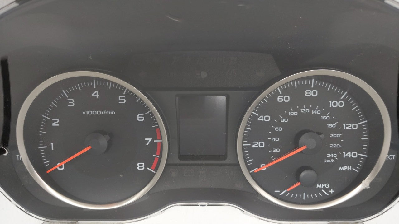 2016 Subaru Impreza Instrument Cluster Speedometer Gauges P/N:85004FJ160 8500IFJ580 Fits OEM Used Auto Parts - Oemusedautopa