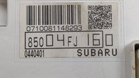 2016 Subaru Impreza Instrument Cluster Speedometer Gauges P/N:85004FJ160 8500IFJ580 Fits OEM Used Auto Parts - Oemusedautopa