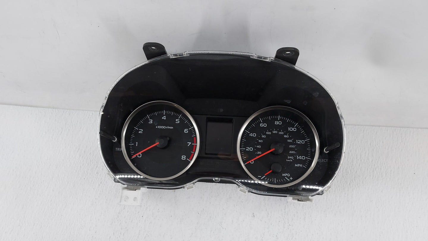 2016 Subaru Impreza Instrument Cluster Speedometer Gauges P/N:85004FJ160 8500IFJ580 Fits OEM Used Auto Parts - Oemusedautopa