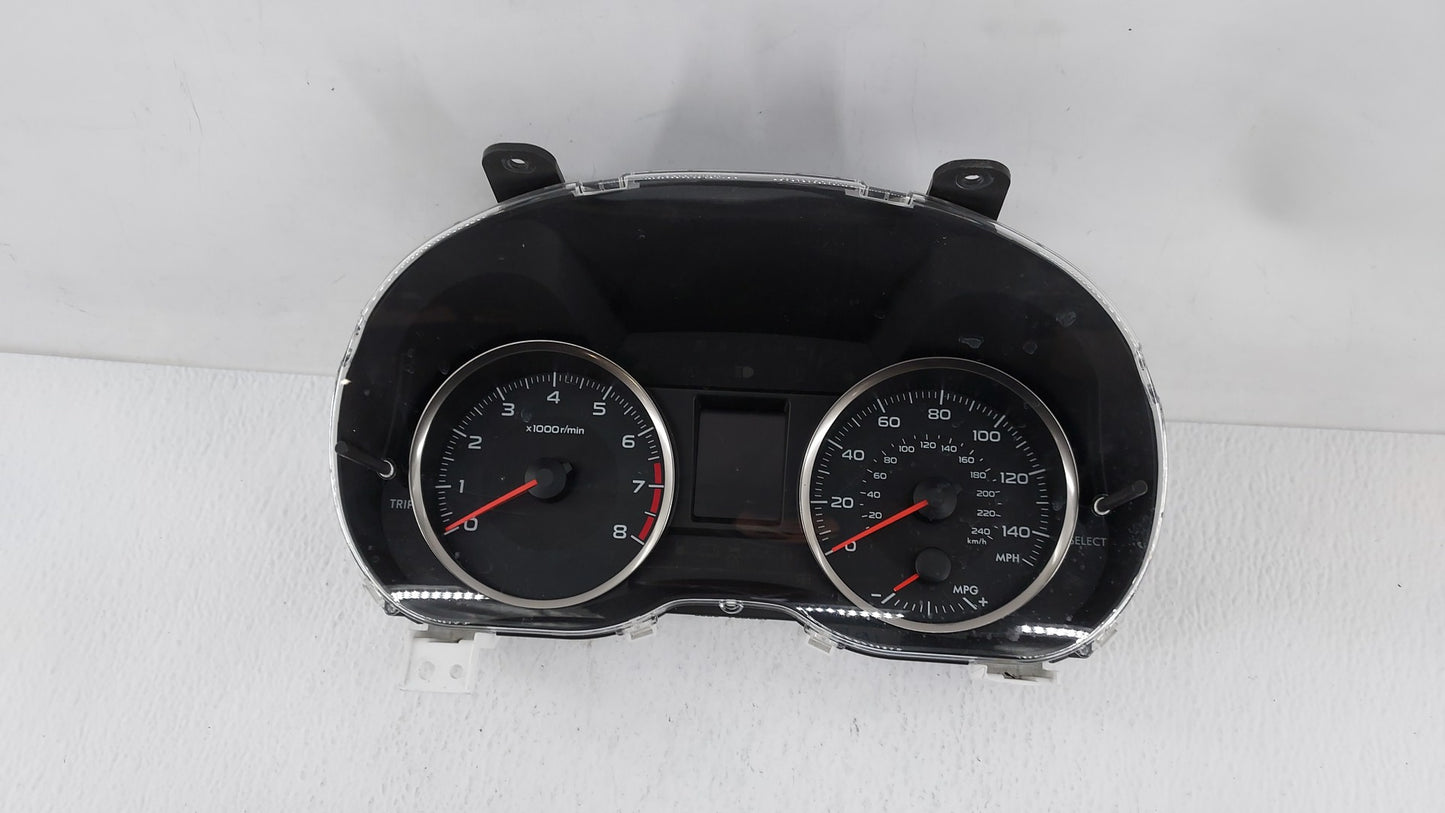 2016 Subaru Impreza Instrument Cluster Speedometer Gauges P/N:85004FJ160 8500IFJ580 Fits OEM Used Auto Parts - Oemusedautopa